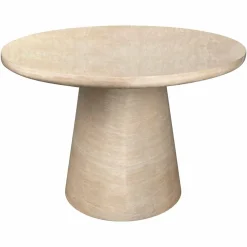 Richmond Interiors Eettafel Fictus Travertine faux Beige
