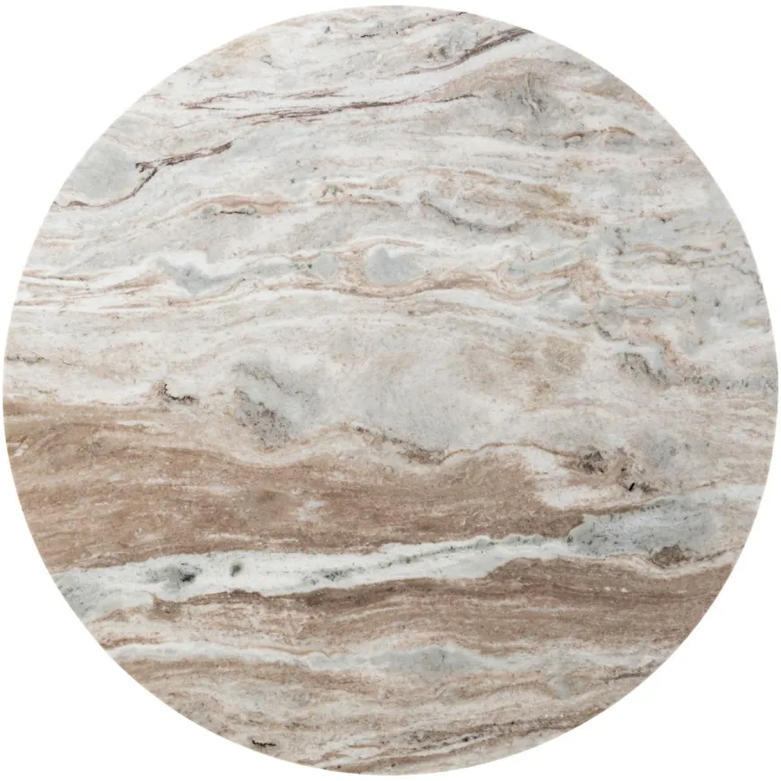 Richmond Interiors Eettafel Nyon Blush beige 120Ø