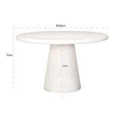 Richmond Interiors Eettafel Bloomstone Ø 130 cm