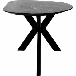 Richmond Interiors Eettafel Trocadero zwart marmer