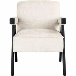 Richmond Interiors Fauteuil Cooper Wit Bergen 900 Wit chenille