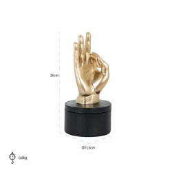 Richmond Interiors Juwelen box Jelis zwart goud