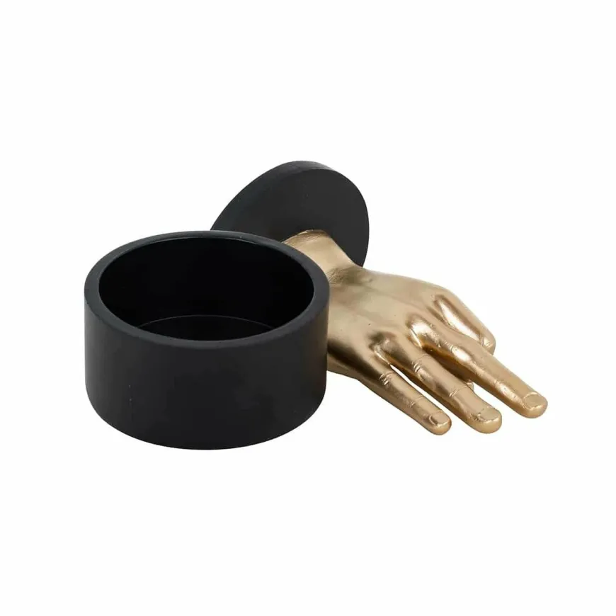 Richmond Interiors Juwelen box Jelis zwart goud