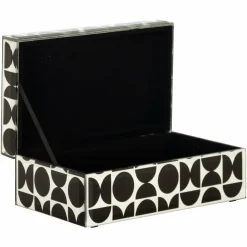 Richmond Interiors Juwelen box Vivian klein zwart