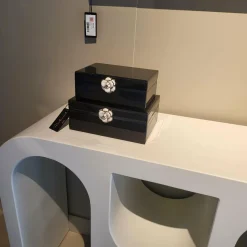 Richmond Interiors Juwelen box Vivy groot zwart