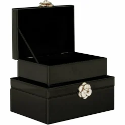 Richmond Interiors Juwelen box Vivy groot zwart