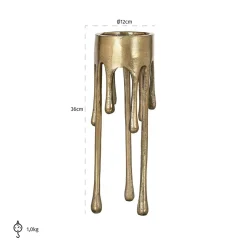 Richmond Interiors Kandelaar Lorin klein geborsteld goud