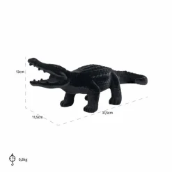 Richmond Interiors Krokodil Crocky zwart medium