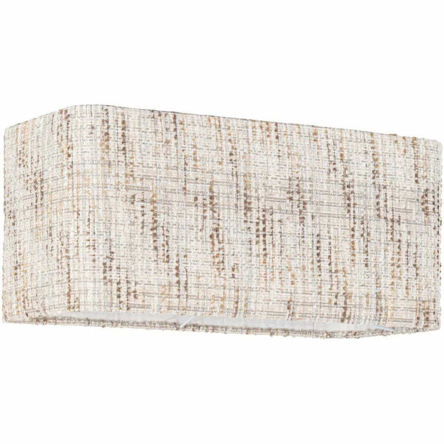 Richmond Interiors Lampenkap Filou cream coco rectangle large