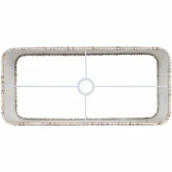 Richmond Interiors Lampenkap Filou cream coco rectangle large