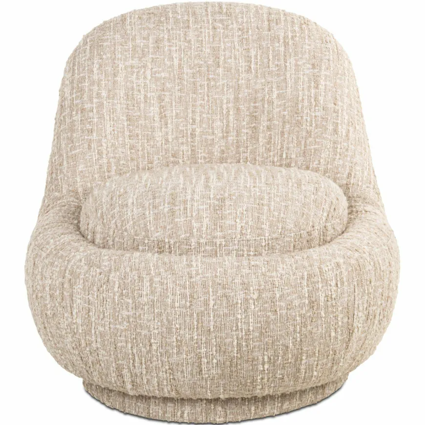 Richmond Interiors Lounge stoel Arlanda beige angora