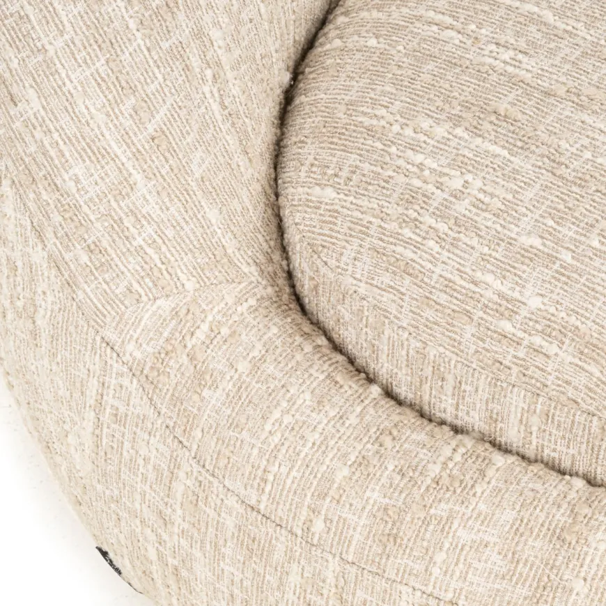 Richmond Interiors Lounge stoel Arlanda beige angora