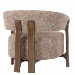 Richmond Interiors Lounge stoel Dalara brown tweed