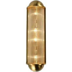 Richmond Interiors Muurlamp Leeza geborsteld Goud