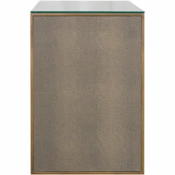 Richmond Interiors Nachtkastje Bloomville brown incl. glass top