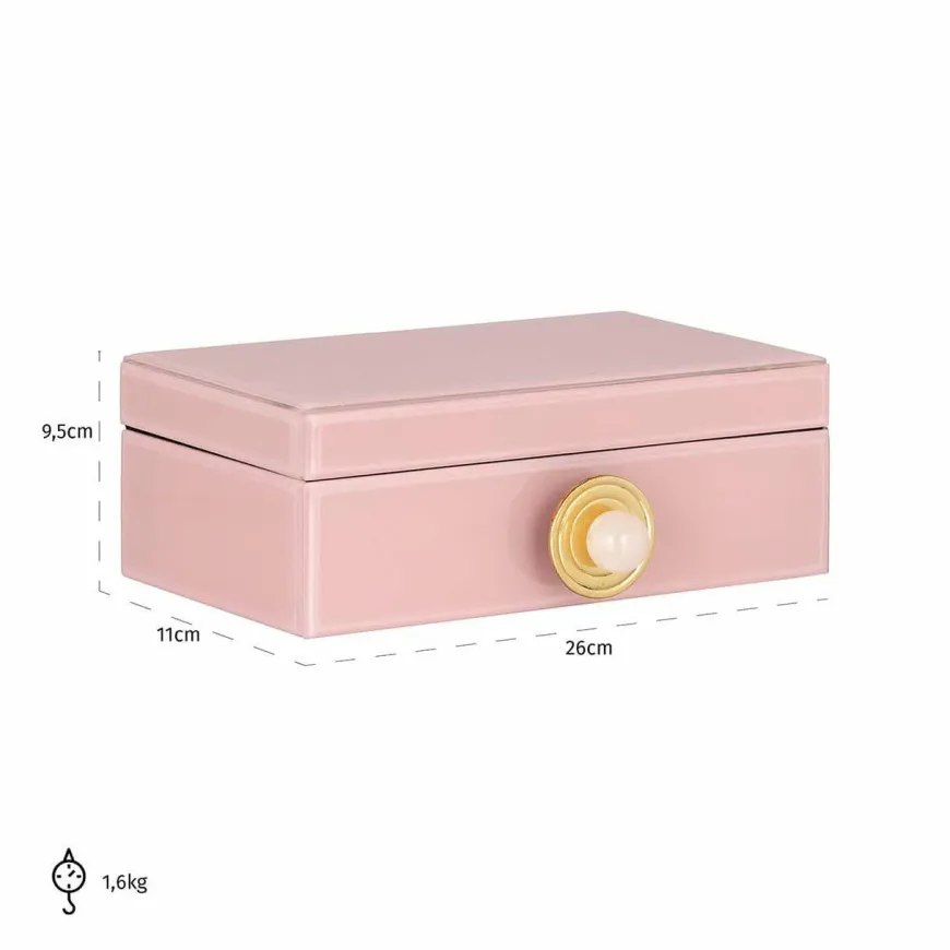 Richmond Interiors Opbergbox Jamila groot roze