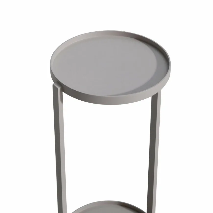 Richmond Interiors Outdoor bijzettafel Reed light beige