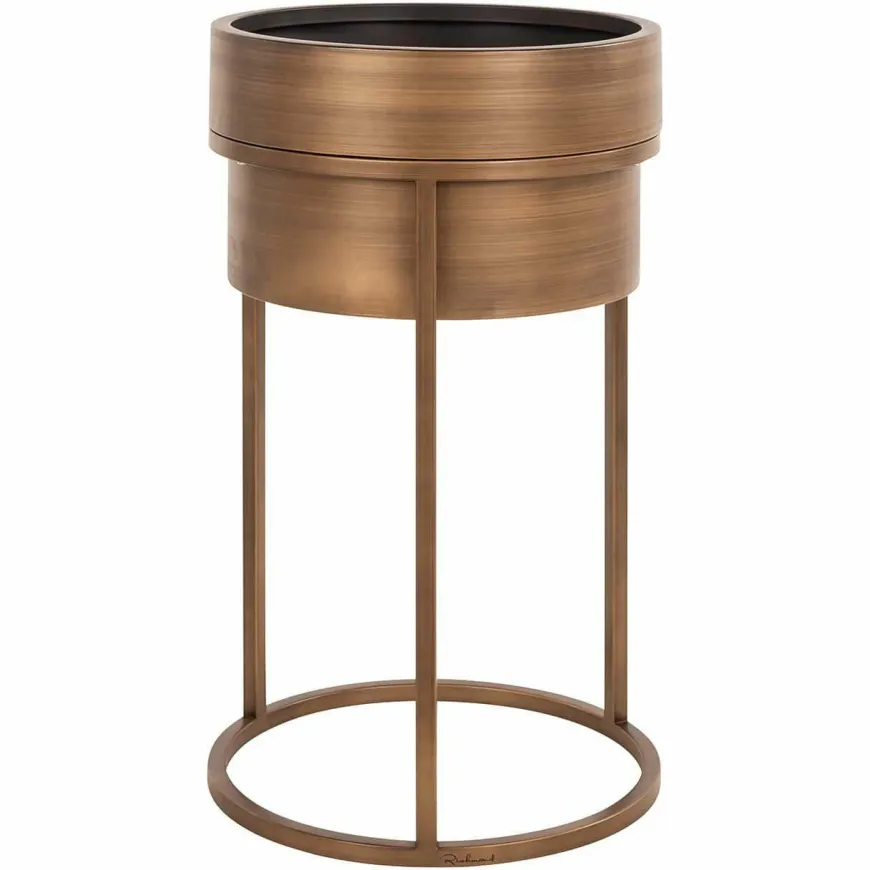 Richmond Interiors Plantenbak Chadd geborsteld Goud