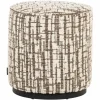 Richmond Interiors Poef Lexie 45Ø cream dalia 11