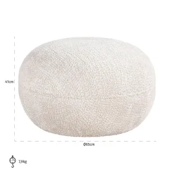 Richmond Interiors Poef Jace lovely cream Be Lovely 11 Cream