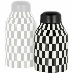 Richmond Interiors Pot Malou klein zwart / wit