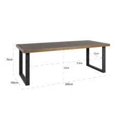 Richmond Interiors Richmond Interiors eettafel Bloomville 200 cm