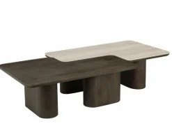 Richmond Interiors Salontafel Nando set van 2 Bruin