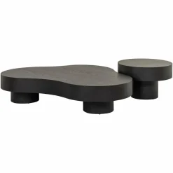 Richmond Interiors Salontafel Bogor set van 2 dark coffee Dark coffee