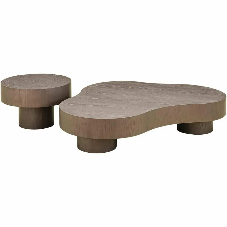 Richmond Interiors Salontafel Bogor set van 2 bronze Bronze