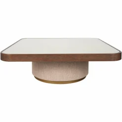 Richmond Interiors Salontafel Willox brown including glass (Set of 2)