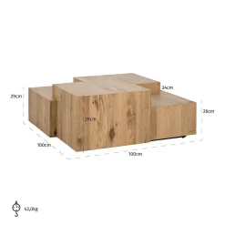 Richmond Interiors Salontafel Lennox Nature (Natural)