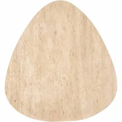 Richmond Interiors Salontafel Spencer set van 2 travertine Beige grijs