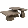 Richmond Interiors Salontafel Marlie gold (Set van 3)