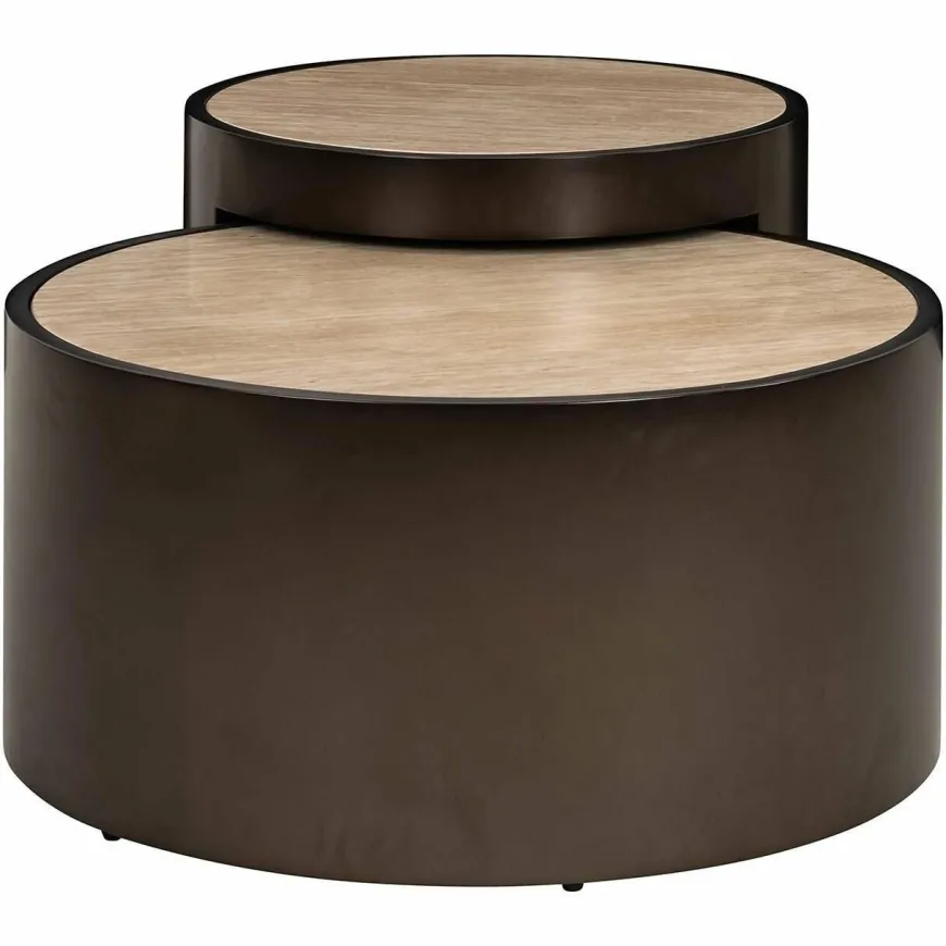 Richmond Interiors Salontafel Ronson set van 2 beige