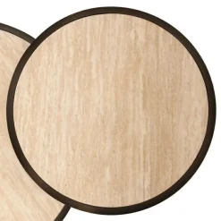 Richmond Interiors Salontafel Ronson set van 2 beige