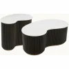 Richmond Interiors Salontafel Mayfield set van 2 Bruin