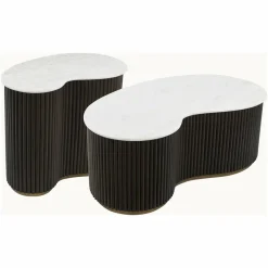 Richmond Interiors Salontafel Mayfield set van 2 Bruin
