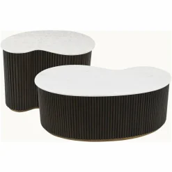 Richmond Interiors Salontafel Mayfield set van 2 Bruin