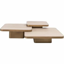 Richmond Interiors Salontafel Cumulus beige (Set van 3)
