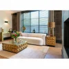 Richmond Interiors Salontafel Collada incl. glasplaat (Brushed Gold)