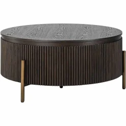Richmond Interiors Salontafel Luxor 95Ø (Brown)