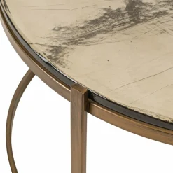 Richmond Interiors Salontafel Cleo goud (Set van 2)