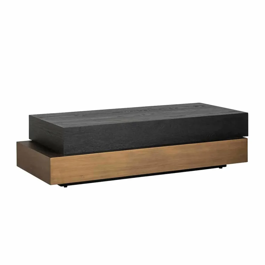 Richmond Interiors Salontafel Cambon blok (Dark coffee)