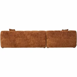Richmond Interiors Sofa Cube 3-zits + lounge links Be Lovely 603 Cinnamon