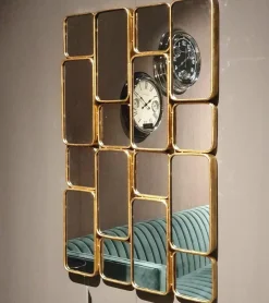 Richmond Interiors Spiegel Birche met 16 spiegels (Goud)