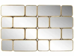 Richmond Interiors Spiegel Birche met 16 spiegels (Goud)