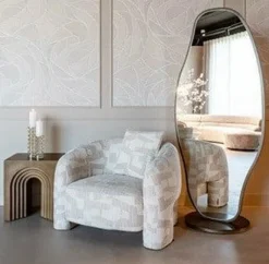 Richmond Interiors Spiegel Jalyce geborsteld Goud