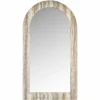 Richmond Interiors Spiegel Calvo grey faux travertine