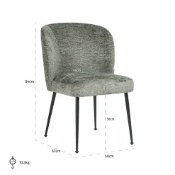 Richmond Interiors Stoel Fallon thyme fusion zwart