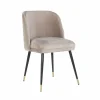 Richmond Interiors Stoel Alicia khaki velvet